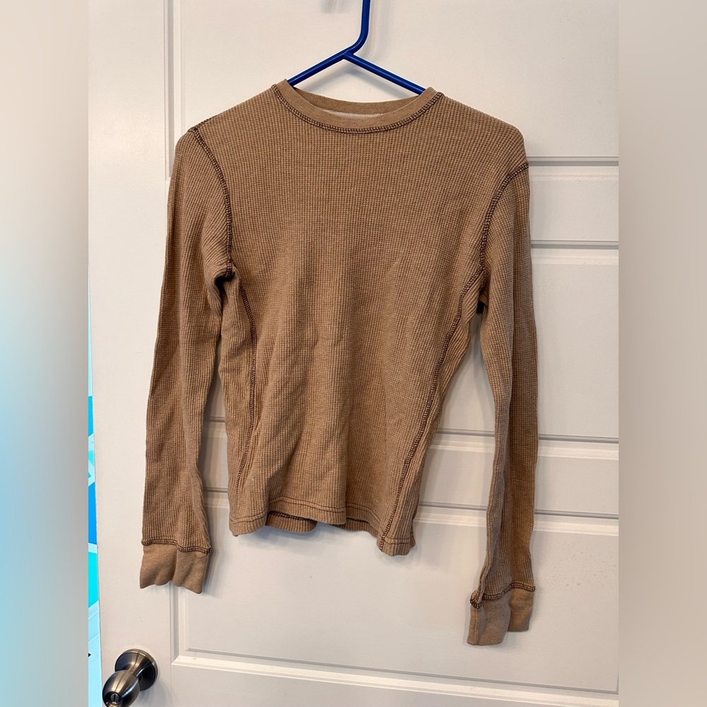 Waffle Knit Thermal Long Sleeve